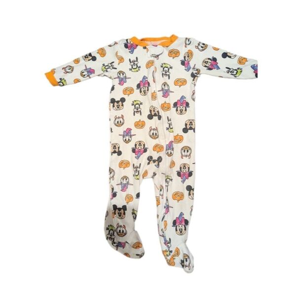 Disney Halloween Mickey and Friends Unisex Sleeper Size 6-9 Months - Picture 1 of 4